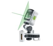 Laserliner Krydslinjelaser grøn m/justerbar universal klemholder 1H+1V 87081336