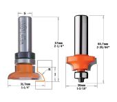 CMT Sæt profil/kontra 22,2 mm K8 955.302.11