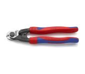 Knipex Stålwiresaks smedet med flerkomponent-håndtag 190 mm KN-9562190SB