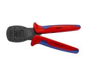 Knipex Crimptang til miniaturestik parallel-crimpning bruneret, med flerkomponent-håndtag 190 mm