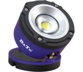 BATO Arbejdslampe LED COB 6W - Rund model 360° drejefod - Opladelig. BA-65102