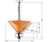 CMT Fasfræser HM 31,7x11 45° K6 736.280.11