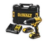 DeWalt 18V XR kulløs kompakt boremaskine, 2 x 1,5Ah DW-DCD777S2T-QW