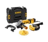 DeWalt 125mm 1500W vinkelsliber med sæt til overfladeslibning DW-DWE4257KT-QS