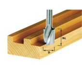 Festool Spiralnotfræser HW, skaft 8 mm, HW Spi S8 D10/30 490980