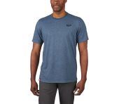 Milwaukee Kortærmet T-shirt hybrid HTSSBLU-S – blå – S 4932492973
