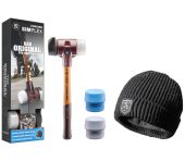 Halder Bonus Box Set "Simplex med Stand-Up 80 mm" PLUSBOX 3027.280+01+03 + Beanie hue 3027S022