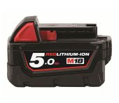 Milwaukee batteri M18 B5 Red Lithium-Ion 18V 5,0 Ah