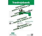 Sikkerhedsplanche trædrejebænk