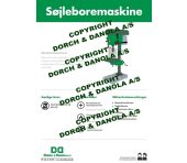 Sikkerhedsplanche søjleboremaskine og bænkboremaskiner