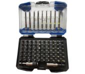 BATO 1/4" Bitssæt kort 25mm og lang 75mm med farvering. 71 dele BA-1807