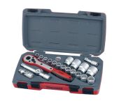 Teng Tools Topnøglesæt 1/2" T1221 med 21 dele 167240100