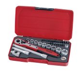 Teng Tools Topnøglesæt 3/8" T3834 med 34 dele 167310101