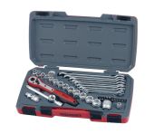 Teng Tools topnøgle-/ringgaffelnøglesæt 3/8" T3840 med 40 dele 167280106