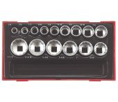 Teng Tools topnøglesæt 1/2" i tommer TT1215AF med 15 toppe 3/8-1 1/4 tomme
