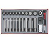 Teng Tools unbrako bits-topsæt 1/2" TTHEX23 med 23 dele 68850106