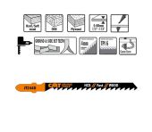 CMT Stiksavklinge 75mm HCS Fast JT244D-5