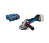 Bosch Akku Vinkelsliber GWS 18V-10 Professional (solo) + L-BOXX, tilbehør 06019G350B