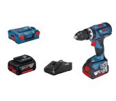 Bosch Slagboremaskine GSB 18V-60 C 2x4,0AH GAL 18V-40 L-Boxx 06019G2108