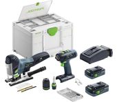 Festool 18 V Håndværkerpakke T 18+3/PSC 420 HPC I-Set