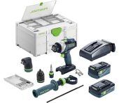 Festool Akku bore-/skruemaskine TDC 18/4 5,0/4,0 I-Set QUADRIVE 577612