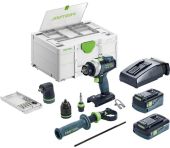 Festool Akku slagbore-/skruemaskine TPC 18/4 5,0/4,0 I-Set QUADRIVE 577621