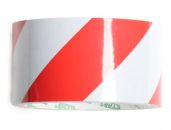 Reflekstape Rød/Hvid 50mm x 33m GK204-1
