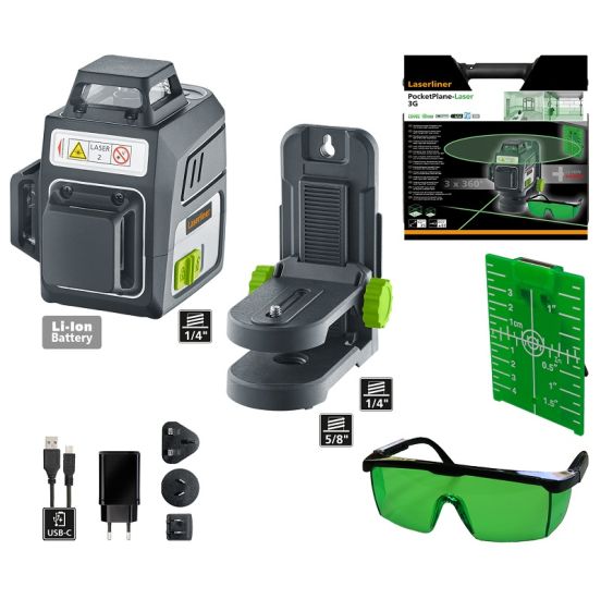 Laserliner PocketPlane-Laser 3G sæt - TA-87036703