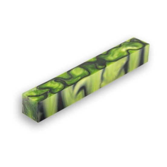 CraftProKits Firkantet Akrylblok - Toxic Green & Sort - AX101691