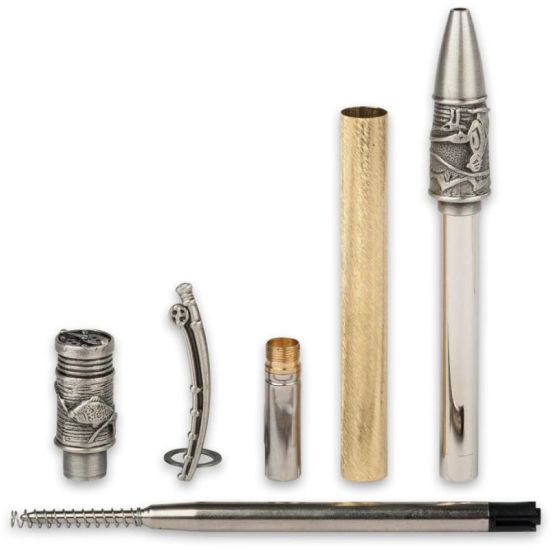 CraftProKits Fluefiskeri Antik Tin Twist Kuglepen Sæt - AX104331