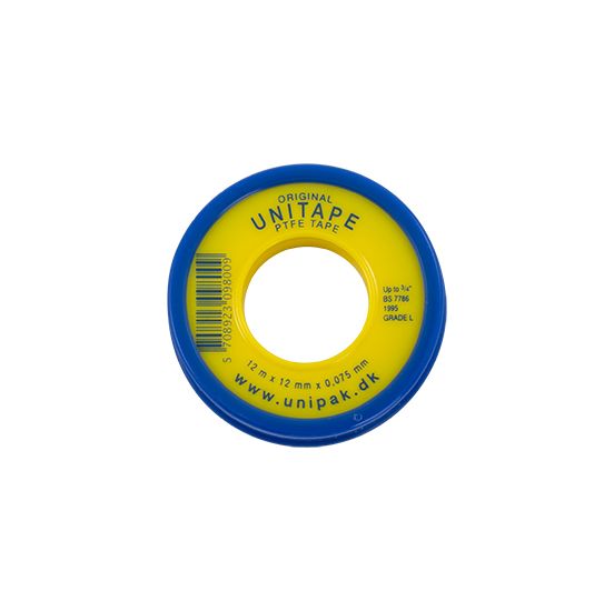 TJEP Teflon Gevindtape, 12mm x 0,75mm x 12 meter - TJ106275