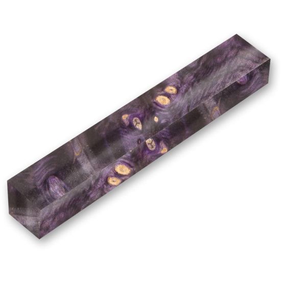 CraftProKits Pen Blank - Violet og Sort - 125 x 19 x 19 mm - AX106300