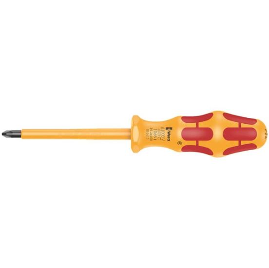 Wera 1062 i PH 1 x 80 mm VDE-isoleret Kraftform Krydskærvs-skruetrækker - 05051601001