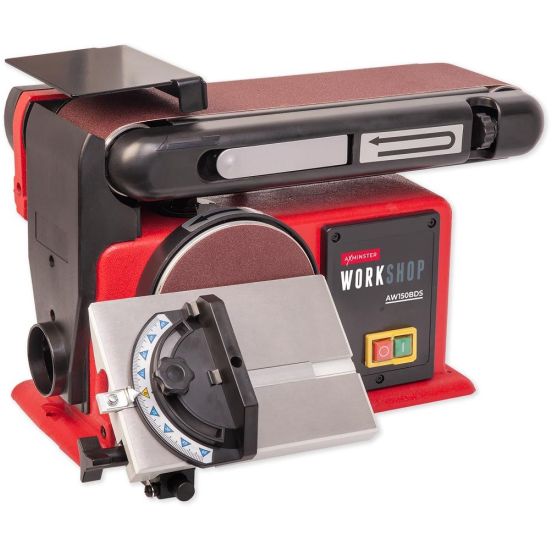 Axminster Workshop bånd og skivepudser AW150BDS 230V - 300mm - AX107679