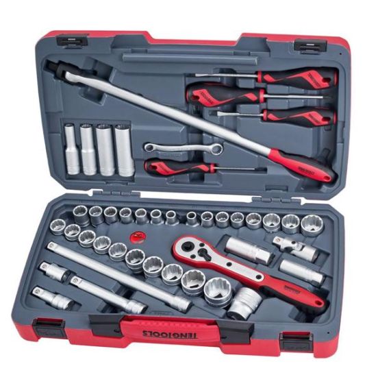 Teng Tools Topnøglesæt med 44 dele T1244 - 277830105