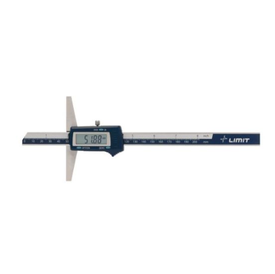 Limit dybdemåler elektronisk 200mm - 21460613