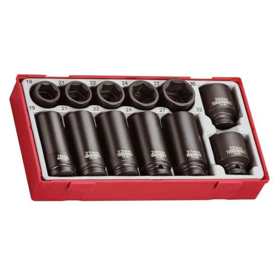 Krafttopsæt med 12 dele med 1/2″ firkantfæste Teng Tools TT9212 - 282630102