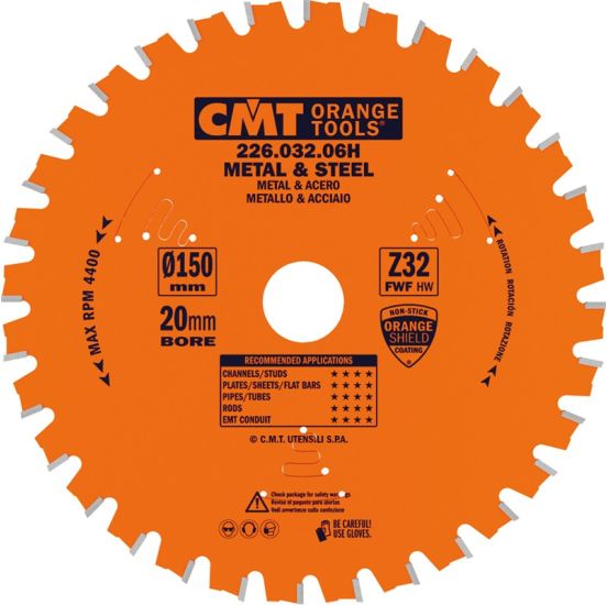 CMT Klinge 150x2,0x20 Z32 Dry Cut - 226.032.06H
