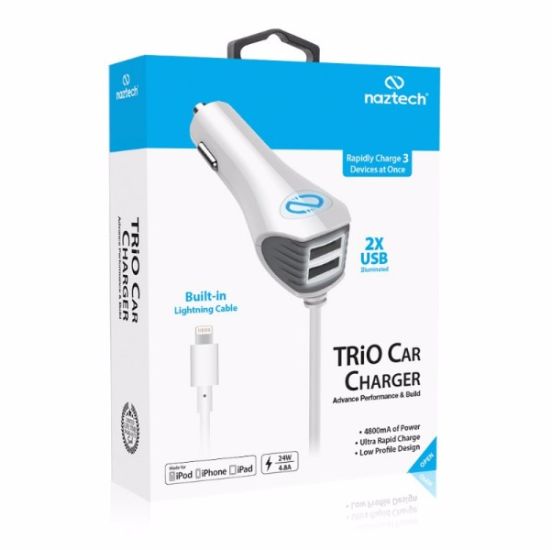 Naztech N420 TRiO MFi Lightning lader - HPCN420-12413