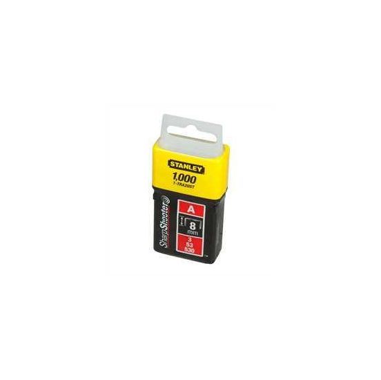 STANLEY® Hæfteklammer Type A 8mm 1000 stk. - DW-1-TRA205T