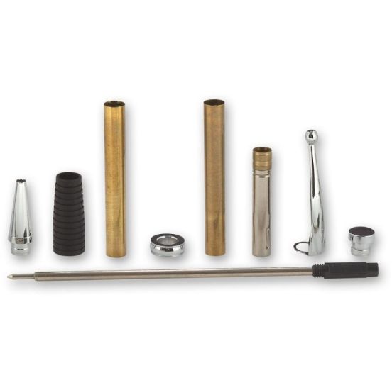 CraftProKits Komfort Kuglepenne Sæt - Forkromet finish - AX200355