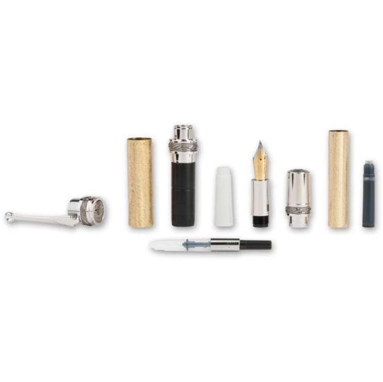 CraftProKits Majestætisk Sort Titanium Fyldepen - AX210137