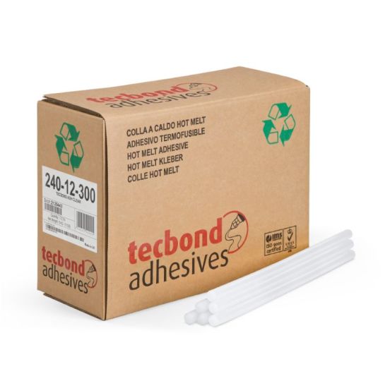 Tecbond 240 limstænger Ø12mm allroundlim klar 5 kg - KT-30020