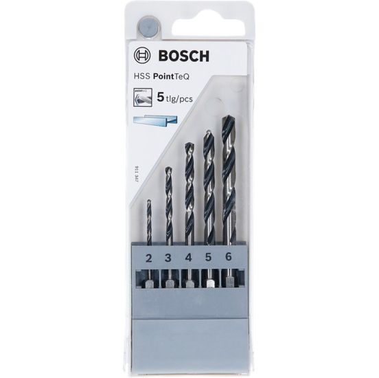 Bosch Metalborsæt POINTTEQ HEX HSS 2-6mm 5DELE - 2607002824