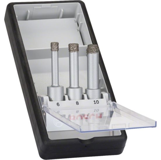 Bosch Diamantbor EASYDRY 6-10mm 3 stk ROBUSTLI - 2608587145