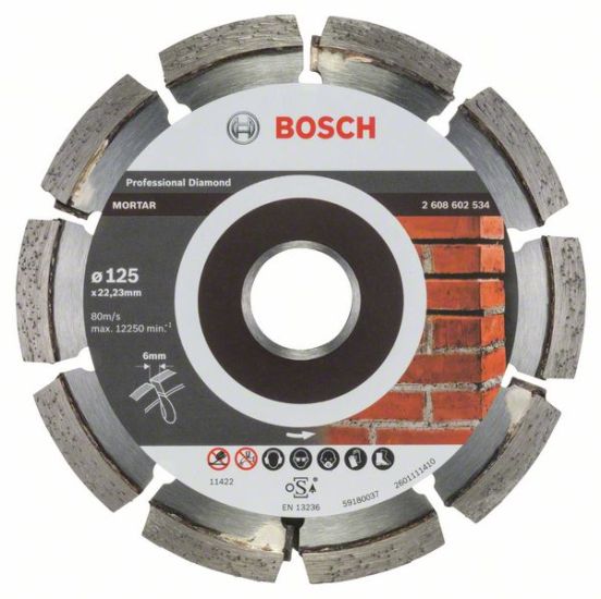 Bosch Diamantskæreskive 125x6mm til fugefræsning - 2608602534