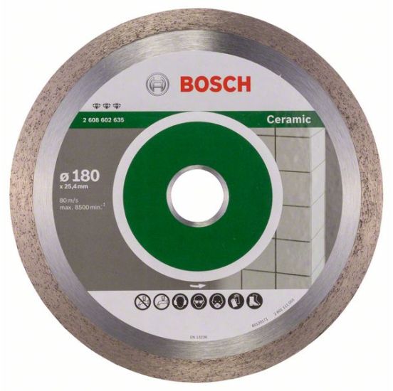 Bosch Diamantskæreskive til keramik 180 x 25,4mm - 2608602635