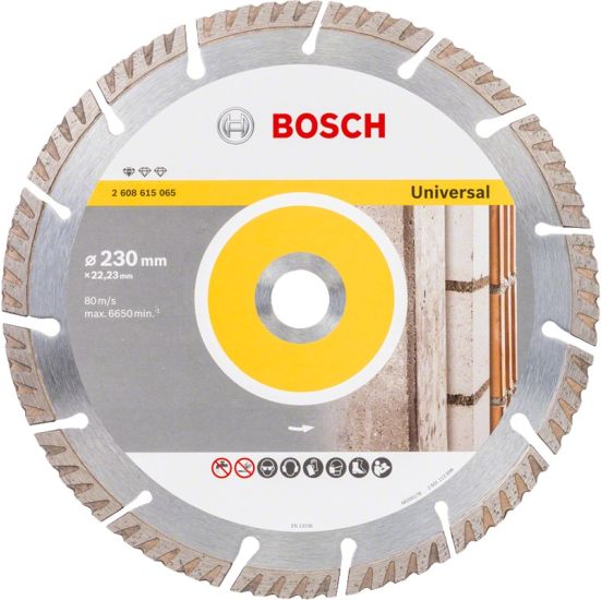 Bosch Diamantskive std universal 230X22,23mm - 2608615065