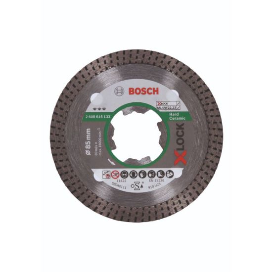 Bosch X-LOCK Hard Ceramic-diamantskæreskive, 85x22,23x1,4x7 - 2608615133