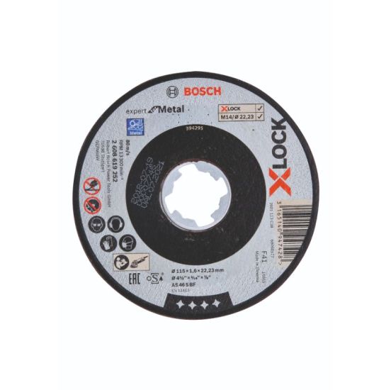 Bosch X-LOCK Expert for Metal-skæreskive 115 x 22,2 x 1,6mm - 2608619252